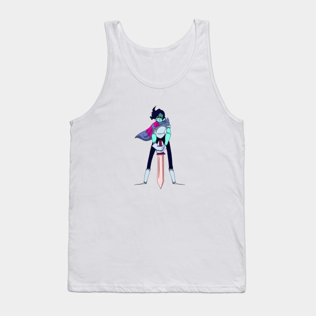 Kris Deltarune Tank Top by Brockshu